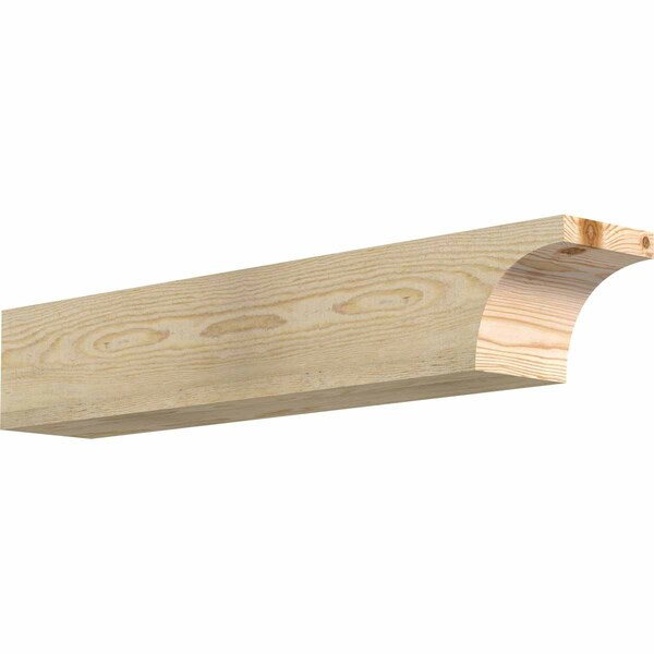 Ekena Millwork Huntington Rough Sawn Rafter Tail, Douglas Fir, 6"W x 6"H x 36"L RFT06X06X36HUN00RDF - main